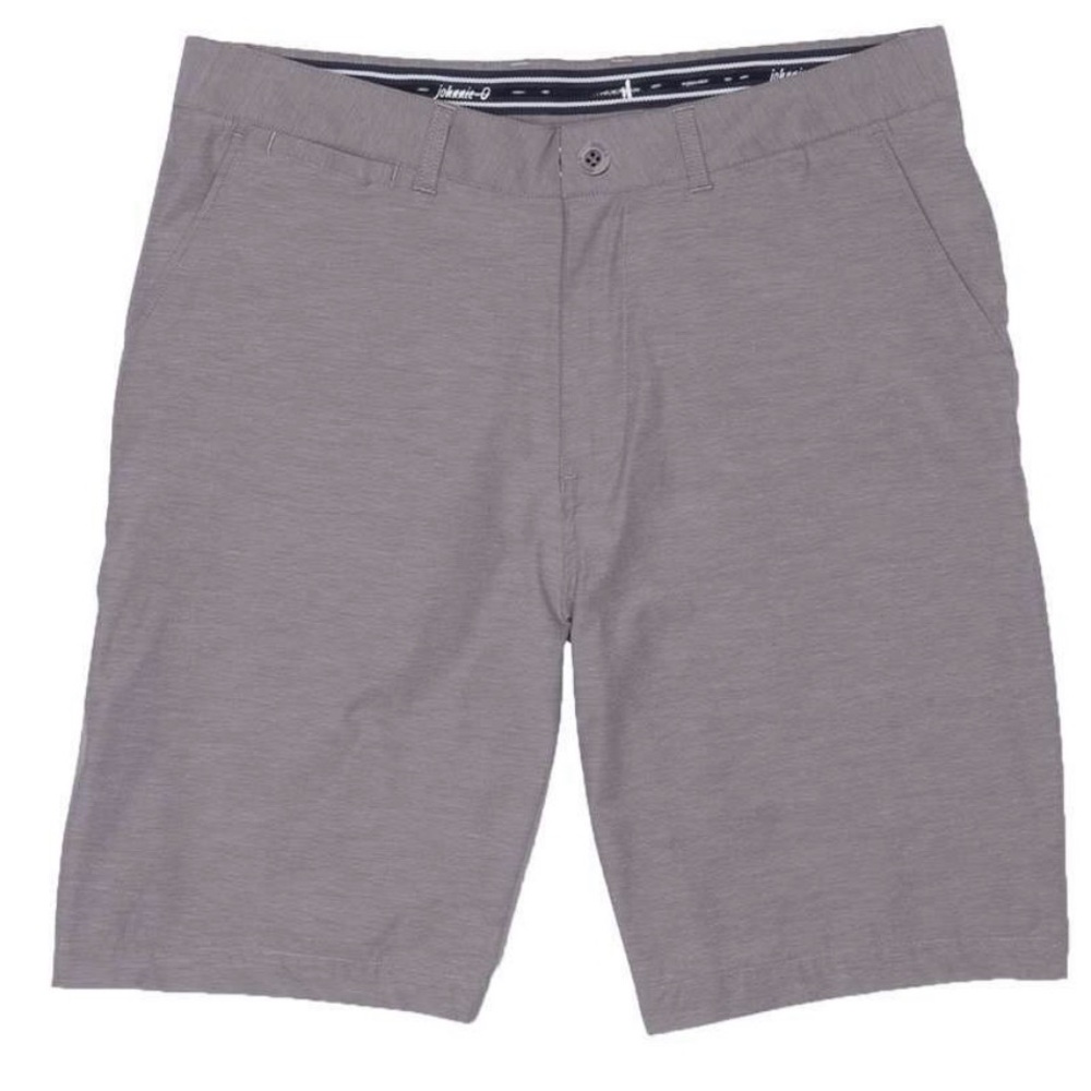 Johnnie-O Wyatt Prep-Formance Men’s Shorts by Size 38 Steel Grey